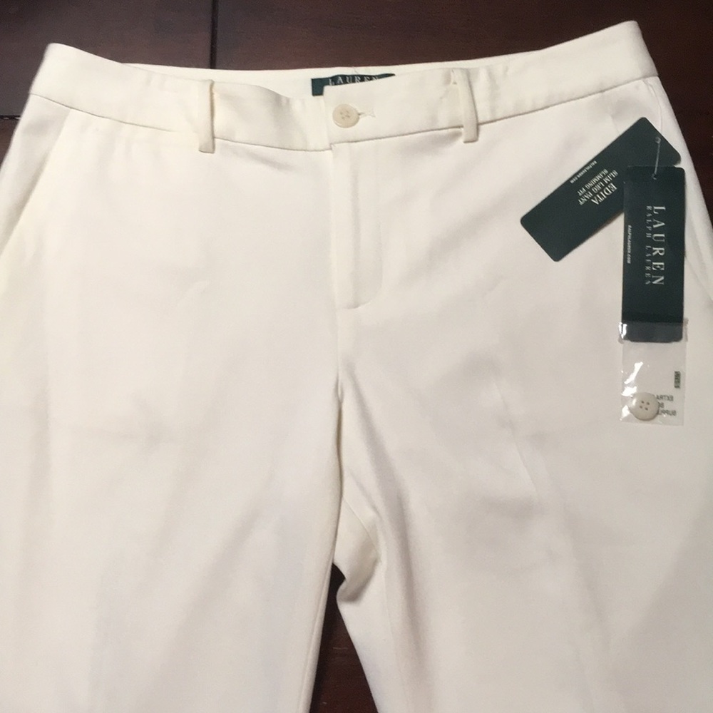 SOLD NWT Lauren Ralph Lauren size 10 lined slacks - Picture 1 of 6